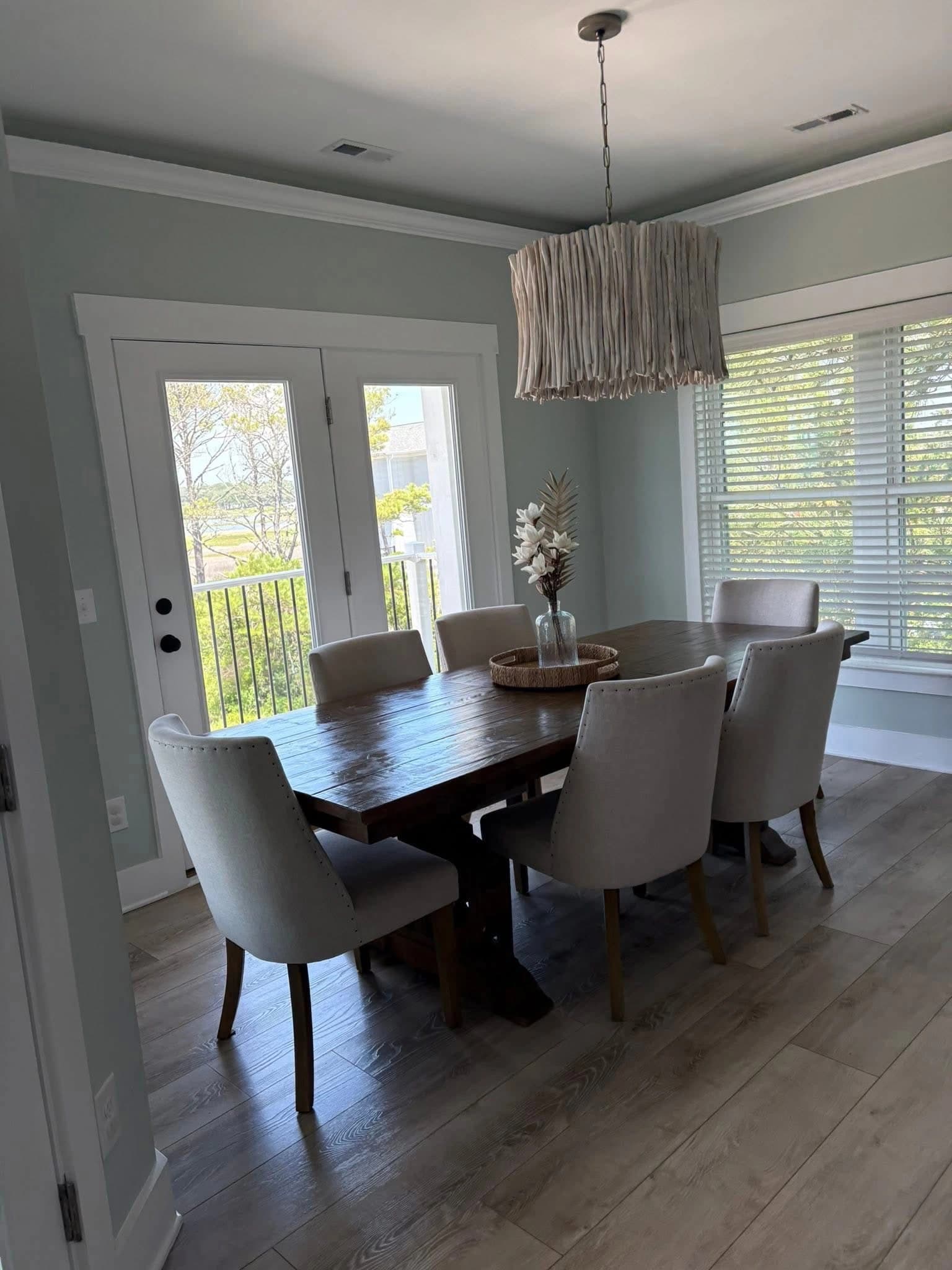 Dining room, ready for guests